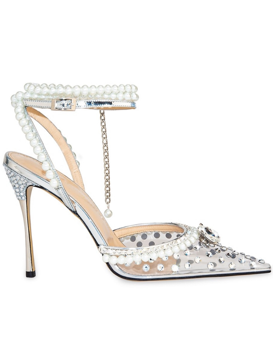 Mach & Mach Diamond of Elizabeth Hot Fix PVC High-Heel Pumps

#LTKGiftGuide #LTKHoliday #LTKSeasonal