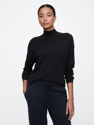 Oversized CashSoft Mockneck Sweater | Gap Factory