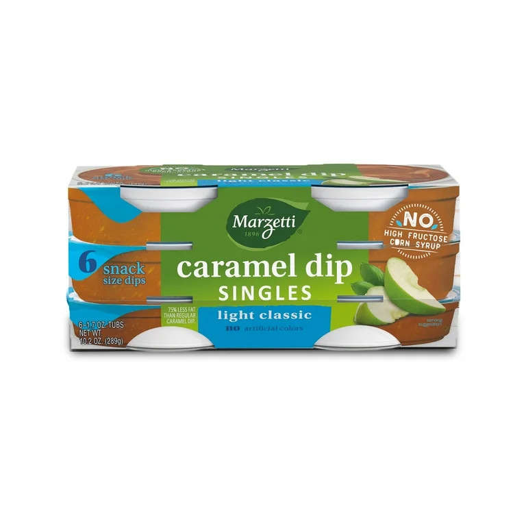 Marzetti Light Caramel Dip Snack Packs, 6 Count, 1.7 oz. - Walmart.com | Walmart (US)
