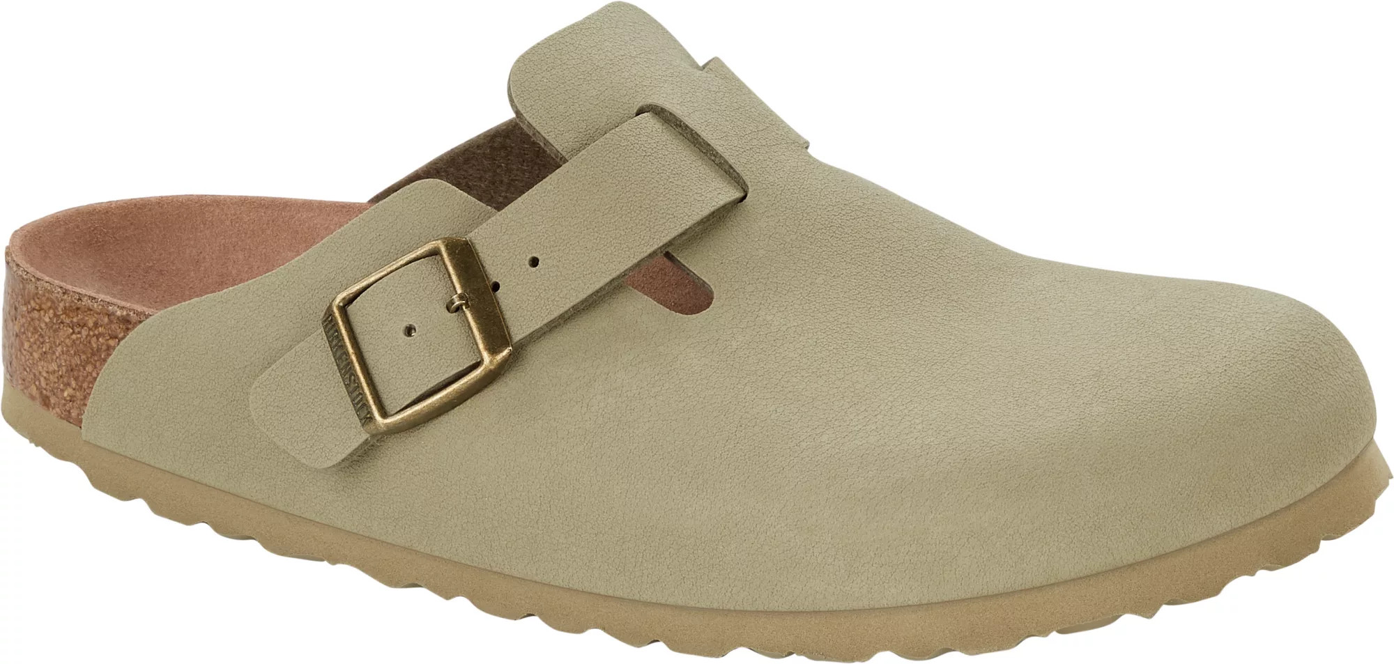Birkenstock Women's Boston Vegan Clogs, 5/5.5 US (36 EU), Faded Khaki | Dick's Sporting Goods
