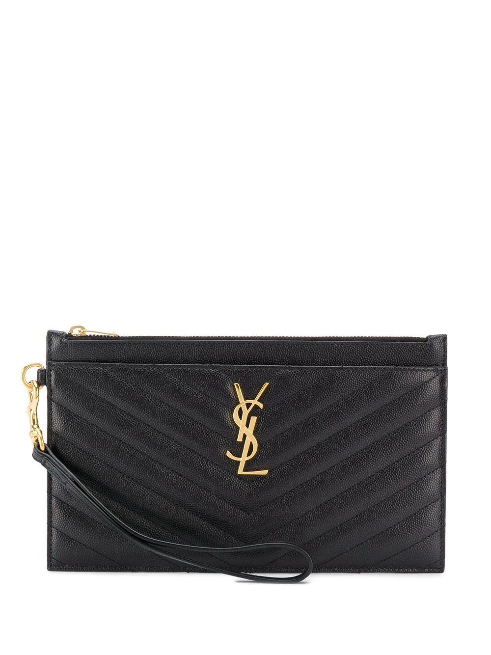 monogram chain quilted clutch | Farfetch Global