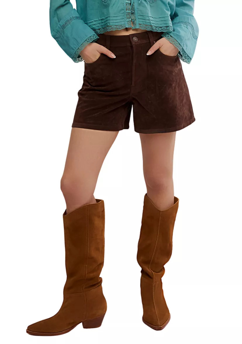 We The Free Tippi Vegan Suede Shorts | Belk
