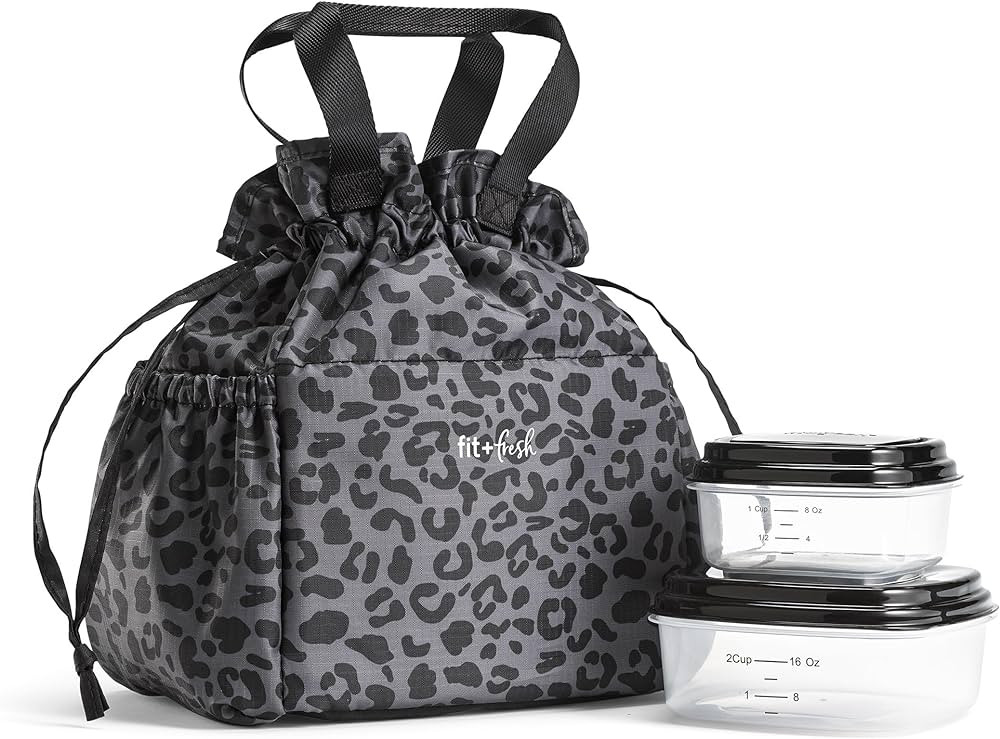 Fit & Fresh Lunch Bag For Women, Insulated Womens Lunch Bag For Work, Stain-Resistant Large Lunch... | Amazon (US)