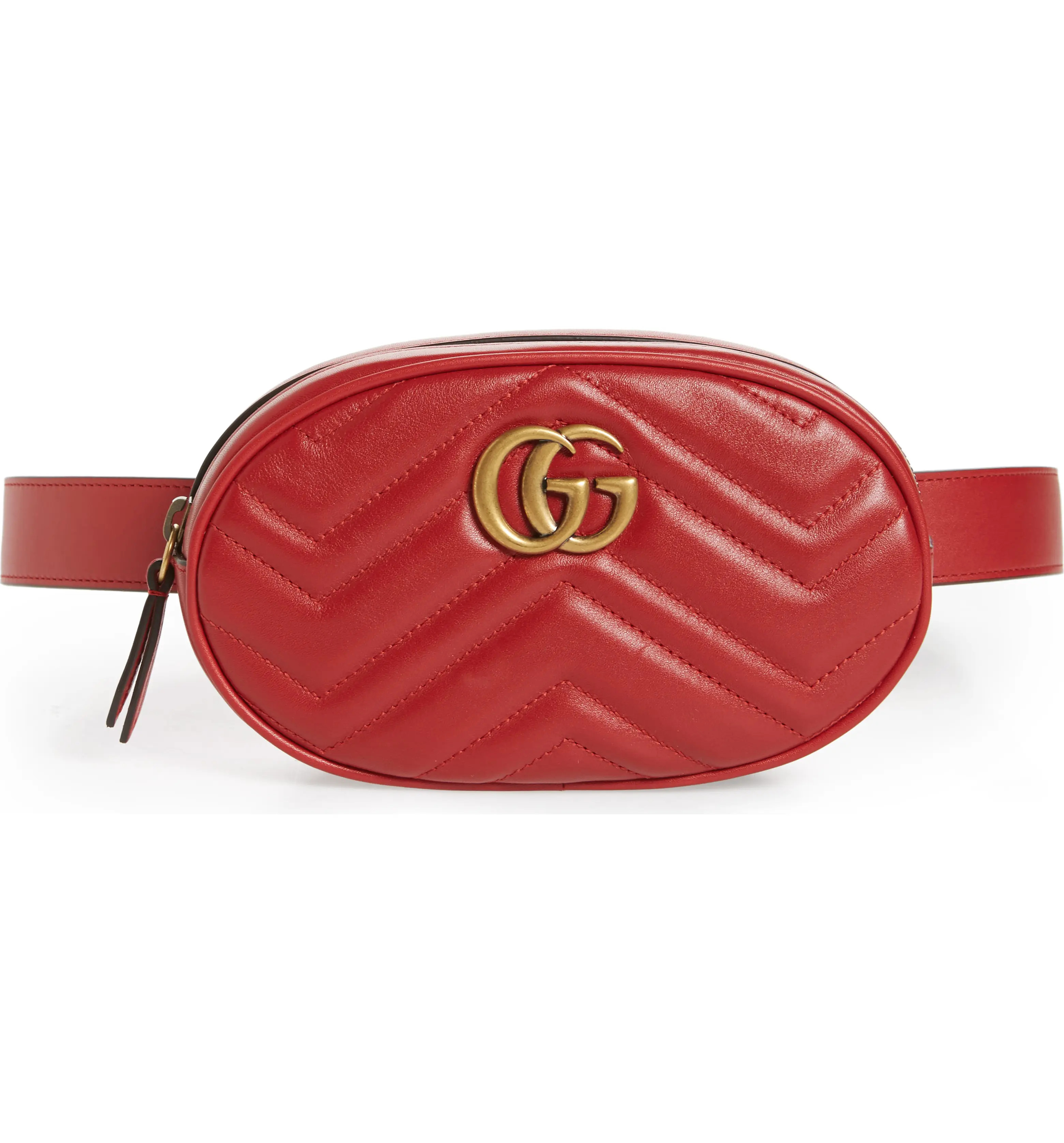 GG Marmont Matelassé Leather Belt Bag | Nordstrom