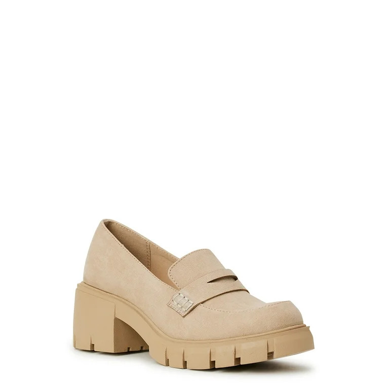 Madden NYC Women's Lug Sole Penny Loafers - Walmart.com | Walmart (US)