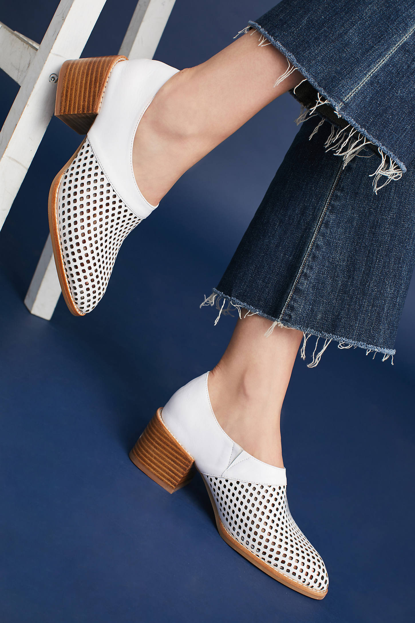 Jeffrey Campbell Branwen Perforated Booties | Anthropologie (US)