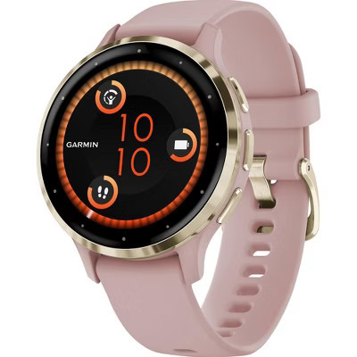 Garmin Venu 3S Fitness GPS Smartwatch Gold Bezel with Rose Case (41mm) - (Manufacturer Refurbished) | Target