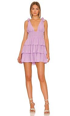 Lovers and Friends Brielle Mini Dress in Lavender Purple from Revolve.com | Revolve Clothing (Global)