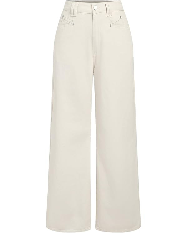 CIDER Denim High Waist Wide Leg Jeans | Amazon (US)