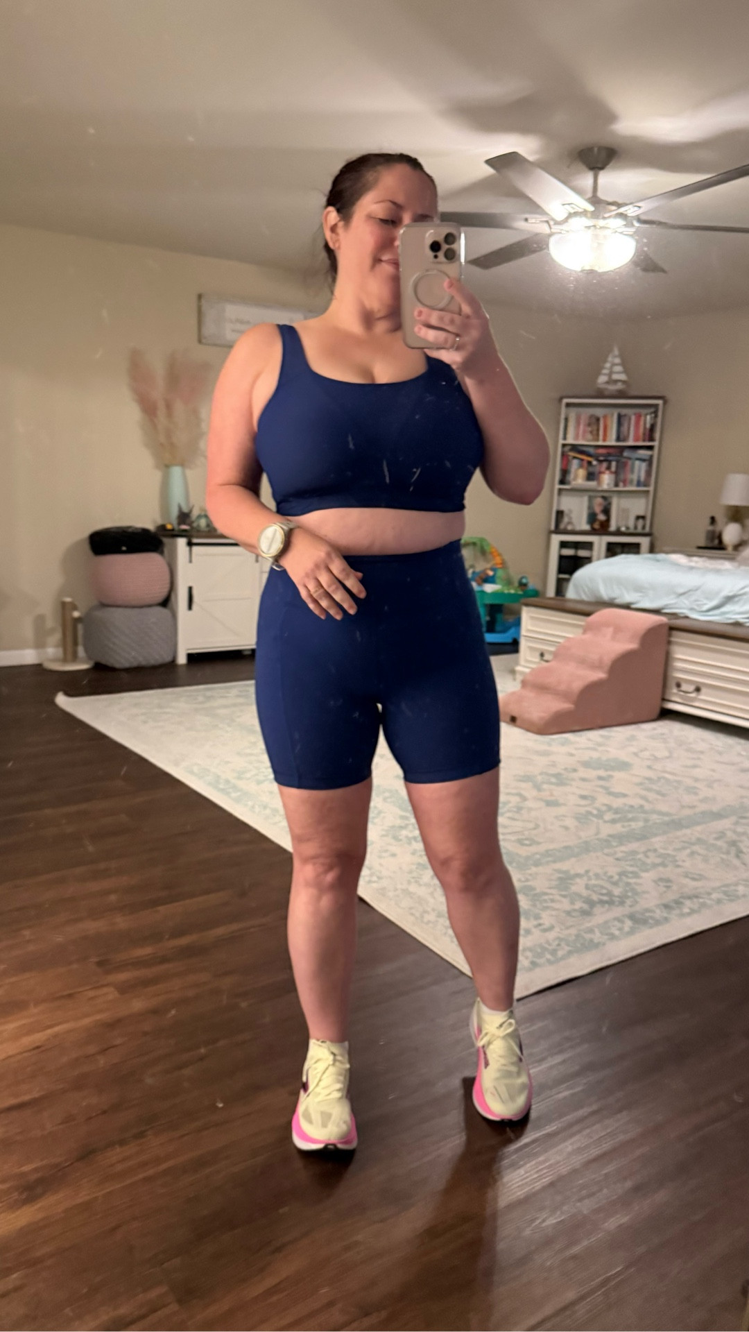 New Lululemon set ✔️
New Brooks on my feet ✔️
New Garmin on my wrist trying to humble me ✔️😂

Listen… this Garmin is a TOTAL beast and I’m still figuring her out, but we survived today’s run lol. Meanwhile these Brooks feel like running on marshmallows and this Lulu fit might officially be my new favorite. 🫶🏼

Follow along for the postpartum running journey because we’re chasing that sub-35 5K one run at a time. 💙

Size reference: 36DDD bra and size 8 shorts

@lululemon 


#lululemonfit #brooksrunning #runningmom #postpartumfitness #5ktraining

#LTKMidsize #LTKfitnessgoals #LTKActive