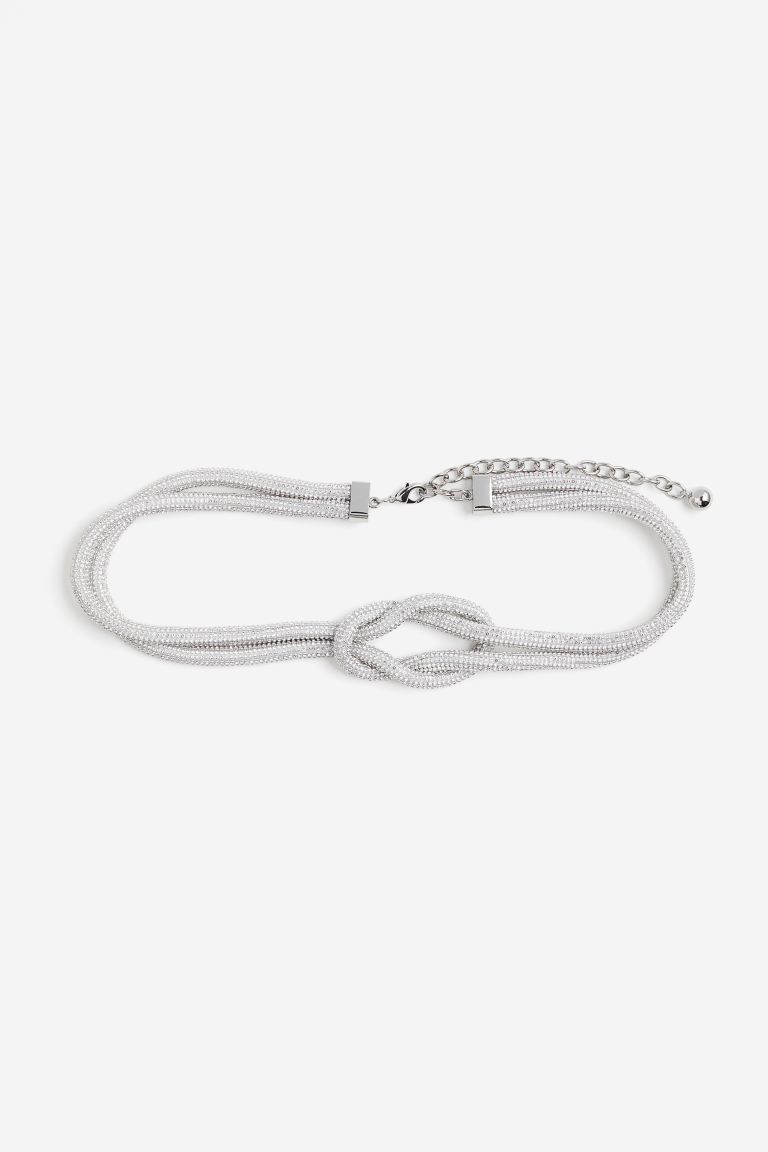 Rhinestone-covered Waist Belt - Silver-colored - Ladies | H&M US | H&M (US + CA)