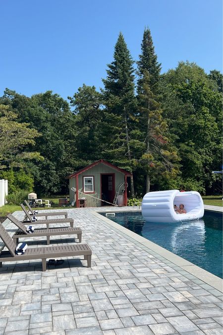 These pool loungers are so affordable.. so far they are pretty sturdy and hold well in the sun and water. The bets part is i put them together myself in under 20 min!!! 

#poollounger
#backyardfinds
#bakcyardchairs
#amazonfinds
#hanptonsstyle
#poolfloat

#LTKFind #LTKhome #LTKSeasonal
