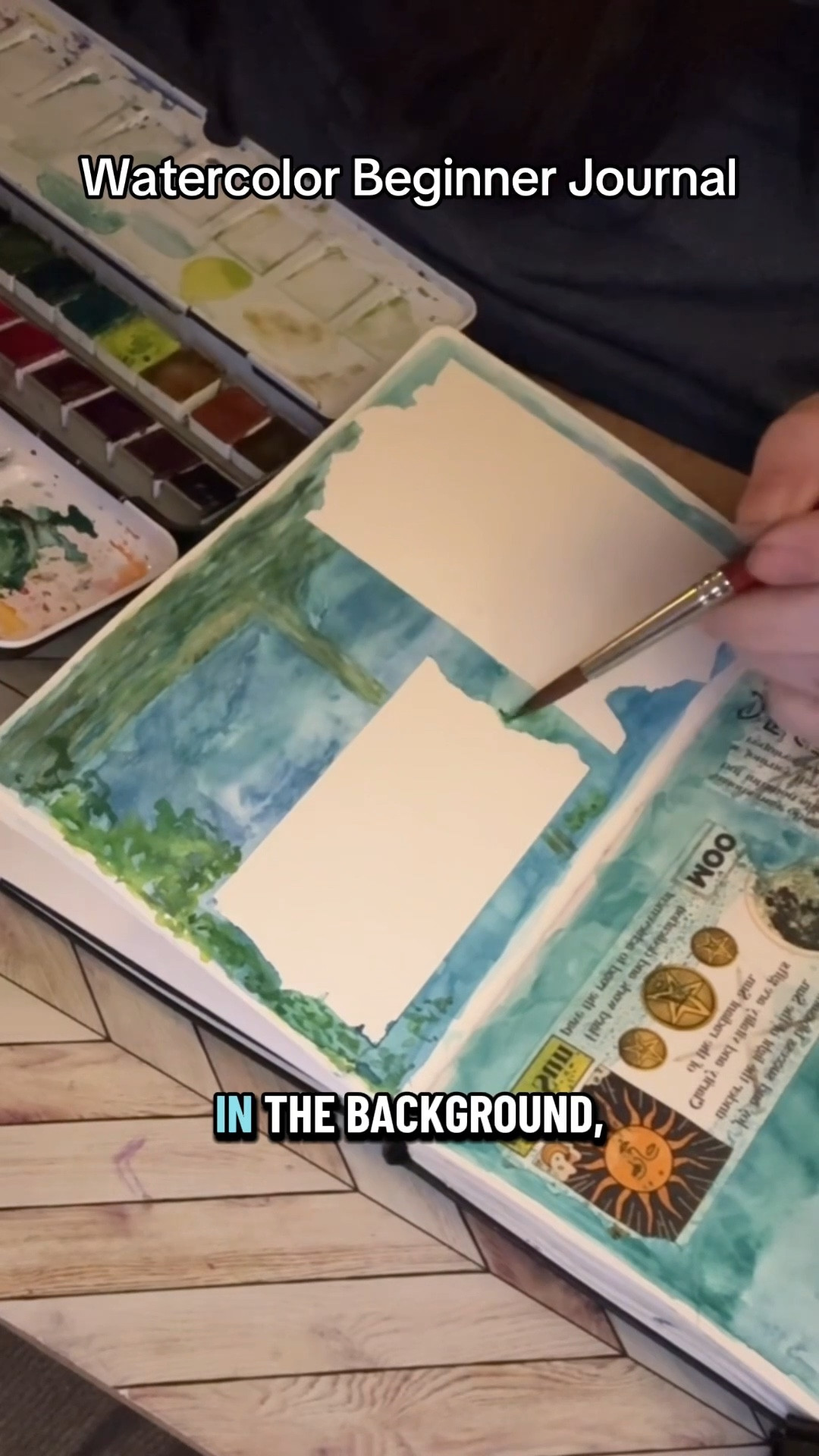 Beginner friendly watercolor exercise for a low energy day where you are just committing to creative expression in some form with flow. You can also paint in the blank space as a frame! #journal #planner #watercolor #painting #arttherapy #mindfulness #practice #easy #beginner

#LTKHoliday #LTKGiftGuide #LTKdayinmylife