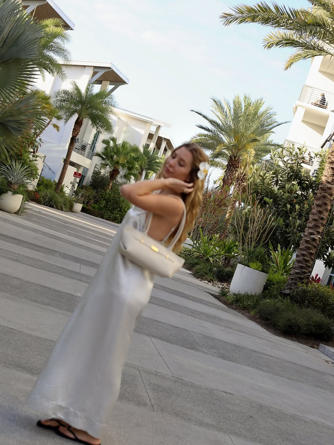 Happiest in the sun 😍
Liquid silk @bondibornaustralia #bondiborn
•Kobe Maxi Column Dress - Platinum 

 #LTKdayinmylife #LTKgrwm #LTKootd