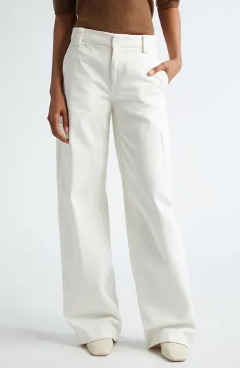 Vince Utility Cotton Twill Cargo Pants in Off White at Nordstrom Rack, Size 8 | Nordstrom Rack