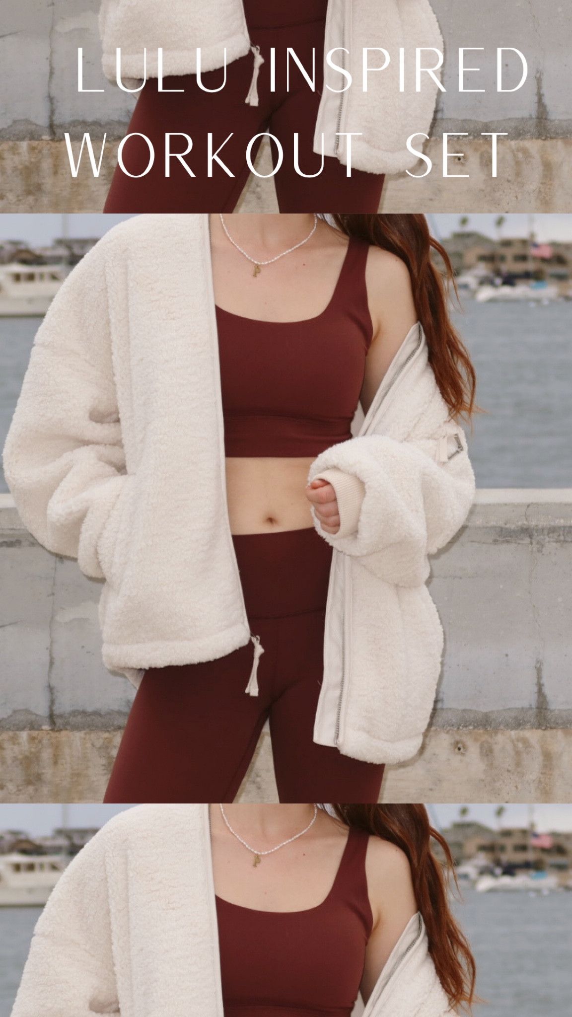 Lulu lemon inspired workout set 🤎

#LTKActive #LTKfindsunder50 #LTKfitness