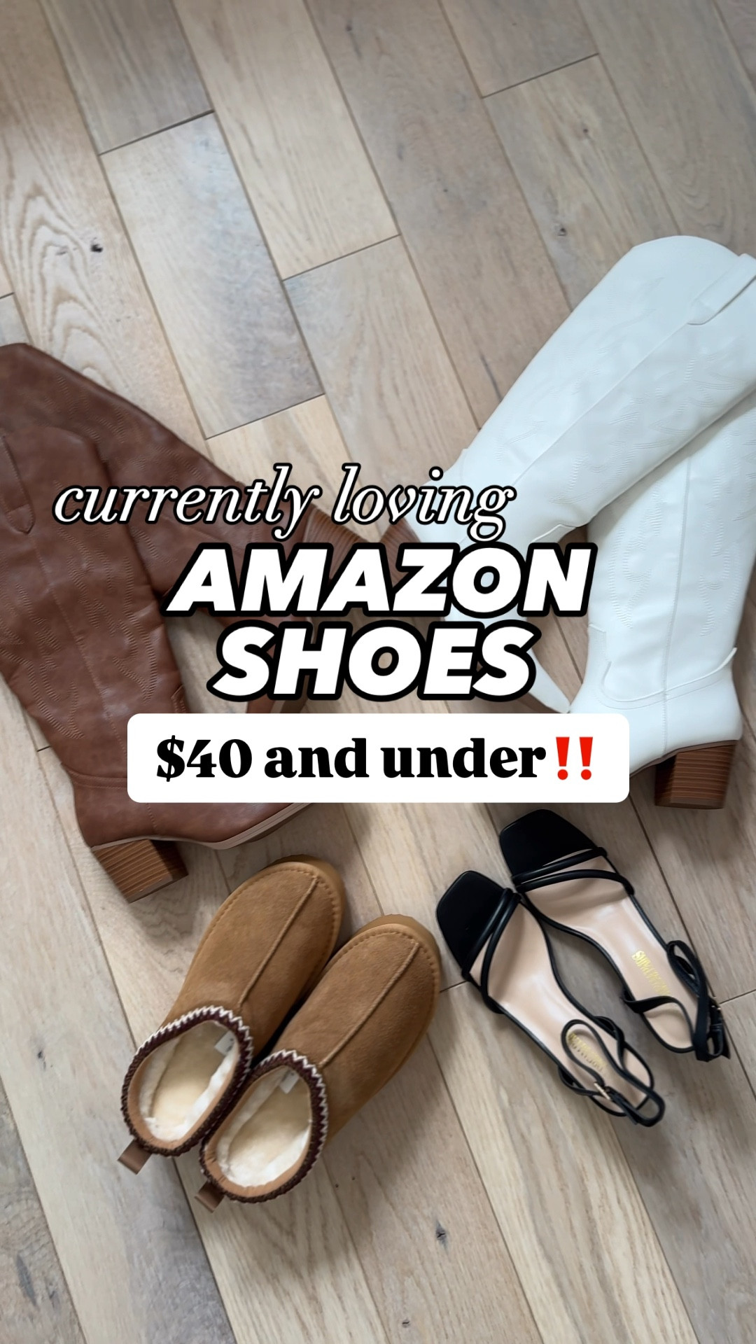 Shoes I’m currently loving for winter and heading into spring from Amazon! $40 and under! All so comfy! Fit tts except for the Ugg Tazz inspired platform slippers- I sized up one! Multiple colors available in all! 

#LTKShoeCrush #LTKFindsUnder50 #LTKWatchNow