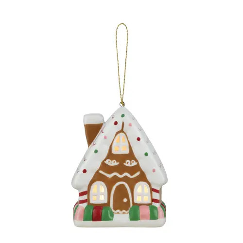 Mr. Christmas 4.5 in. Nostalgic Ceramic Ornament - Gingerbread House in Multicolor at Nordstrom, Size Small | Nordstrom