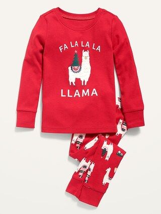 Unisex Holiday Graphic Pajama Set for Toddler & Baby | Old Navy (US)
