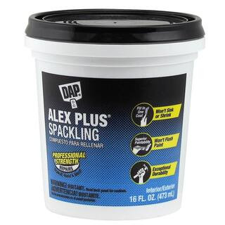 DAP Alex Plus 16 oz. High Performance Spackling Paste 18745 - The Home Depot | The Home Depot