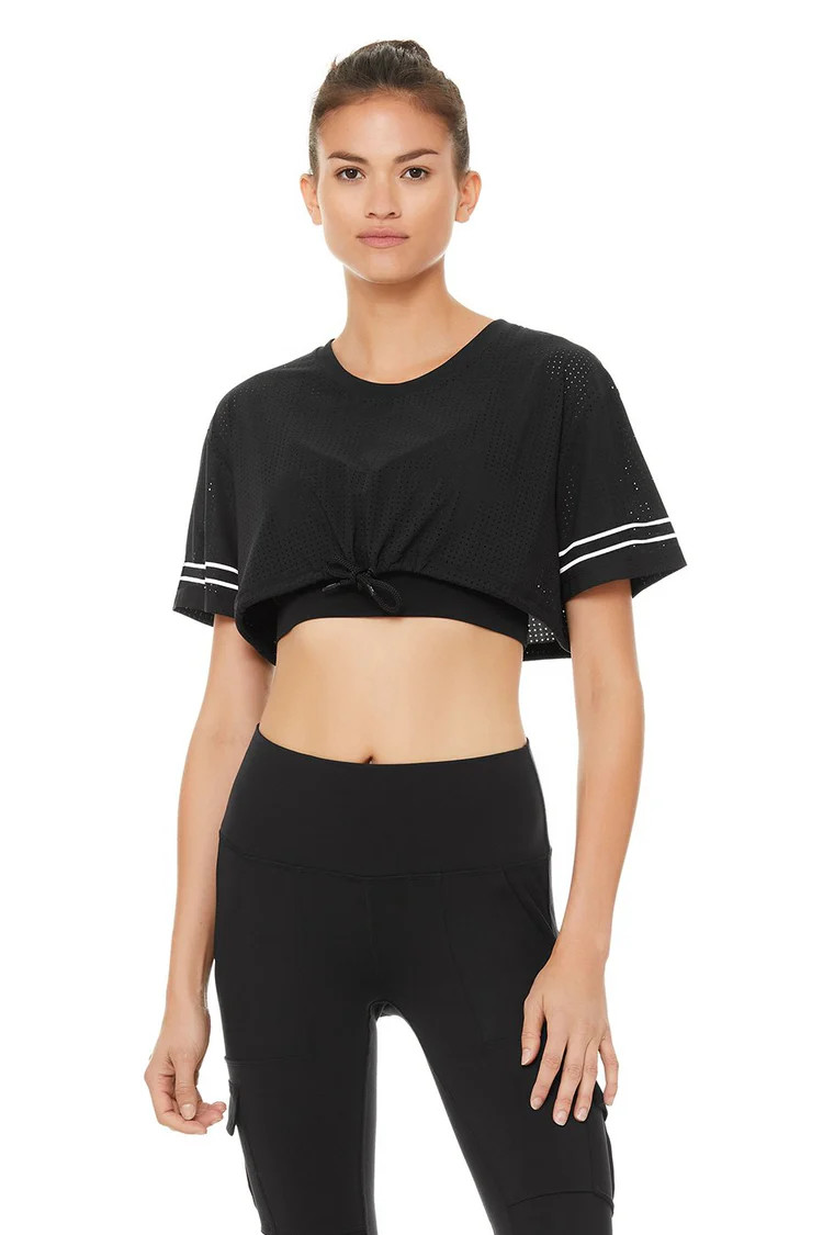Frontline Crop Tee | Alo Yoga