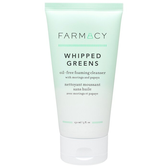 Whipped Greens: oil-free foaming cleanser with moringa and papaya | Sephora (US)