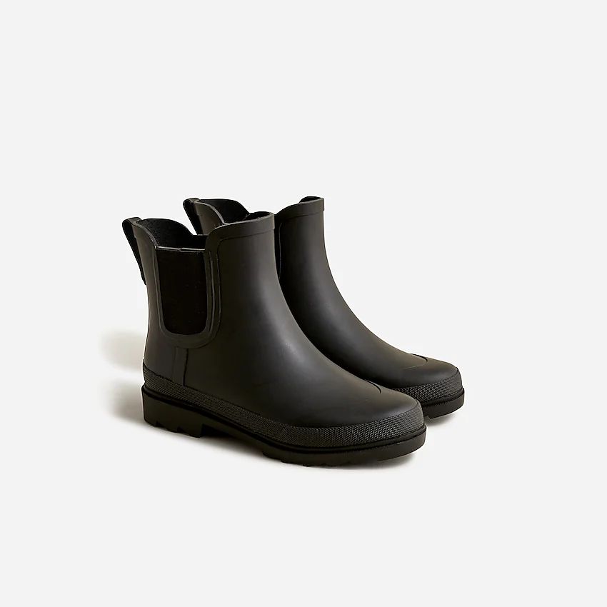 Short lug-sole rain boots | J.Crew US