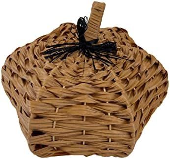 Woven Pumpkin Decor - Pumpkins for Decorating - Artificial Pumpkin Decorations - Fall Pumpkin Dec... | Amazon (US)