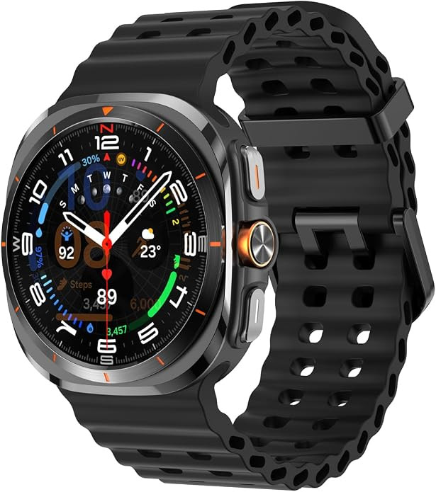Marine Galaxy Watch Ultra 2 1 Bands 47mm (2026/2025/2024), Breathable Ocean Silicone Strap Sport ... | Amazon (US)