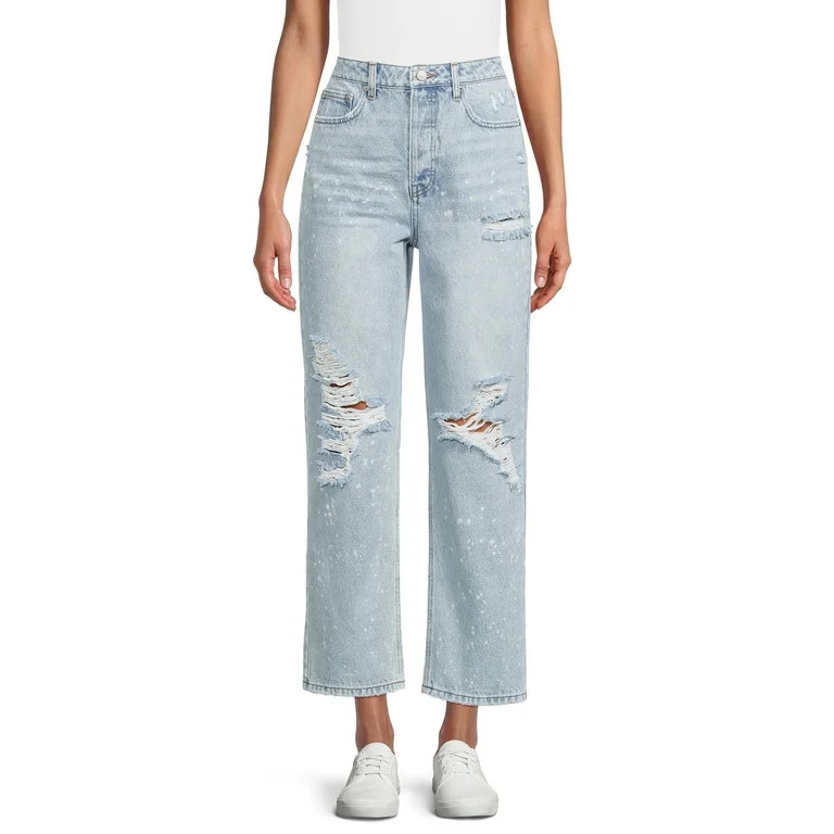 No Boundaries Juniors’ High Rise 90's Jeans | Walmart (US)