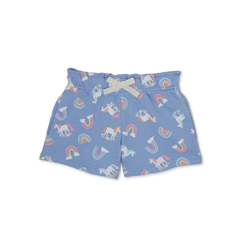 365 Kids from Garanimals Girls' Print Fleece Shorts, Sizes 4-10 | Walmart (US)