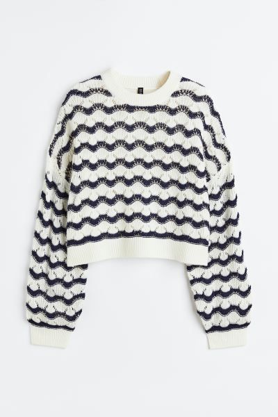 Pointelle-knit Sweater | H&M (US)