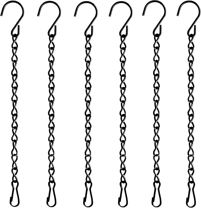 TAORISH 6 Pack 9.5 Inch Hanging Chain for Bird Feeders, Planters, Lanterns, Wind Chimes, Billboar... | Amazon (US)