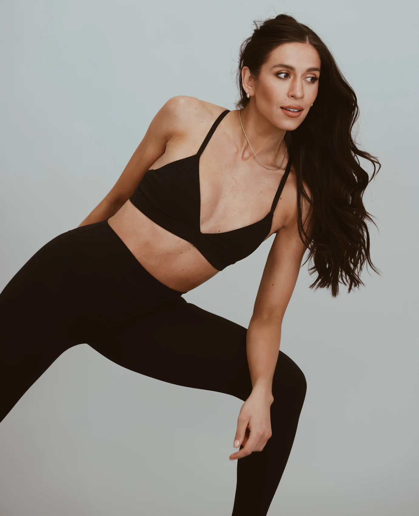 Triangle Bra - Black | Cara Loren Active