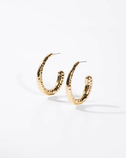Hartselle Hoop Earrings - Gold | VICI