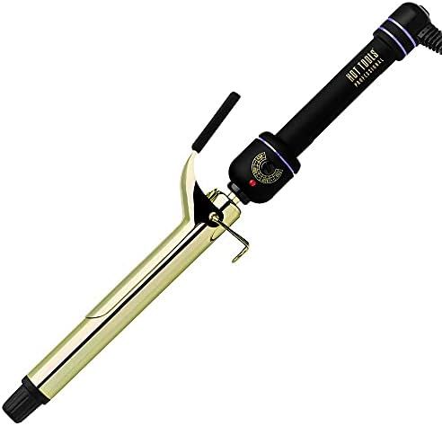 Hot Tools Professional 24K Gold Extra Long Curling Iron/Wand with Heat Resistant Mat, 1 inch | Amazon (US)