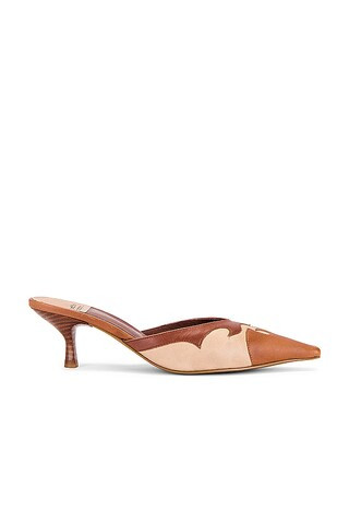 Jeffrey Campbell Dilettante Mule in Beige Tan Combo from Revolve.com | Revolve Clothing (Global)