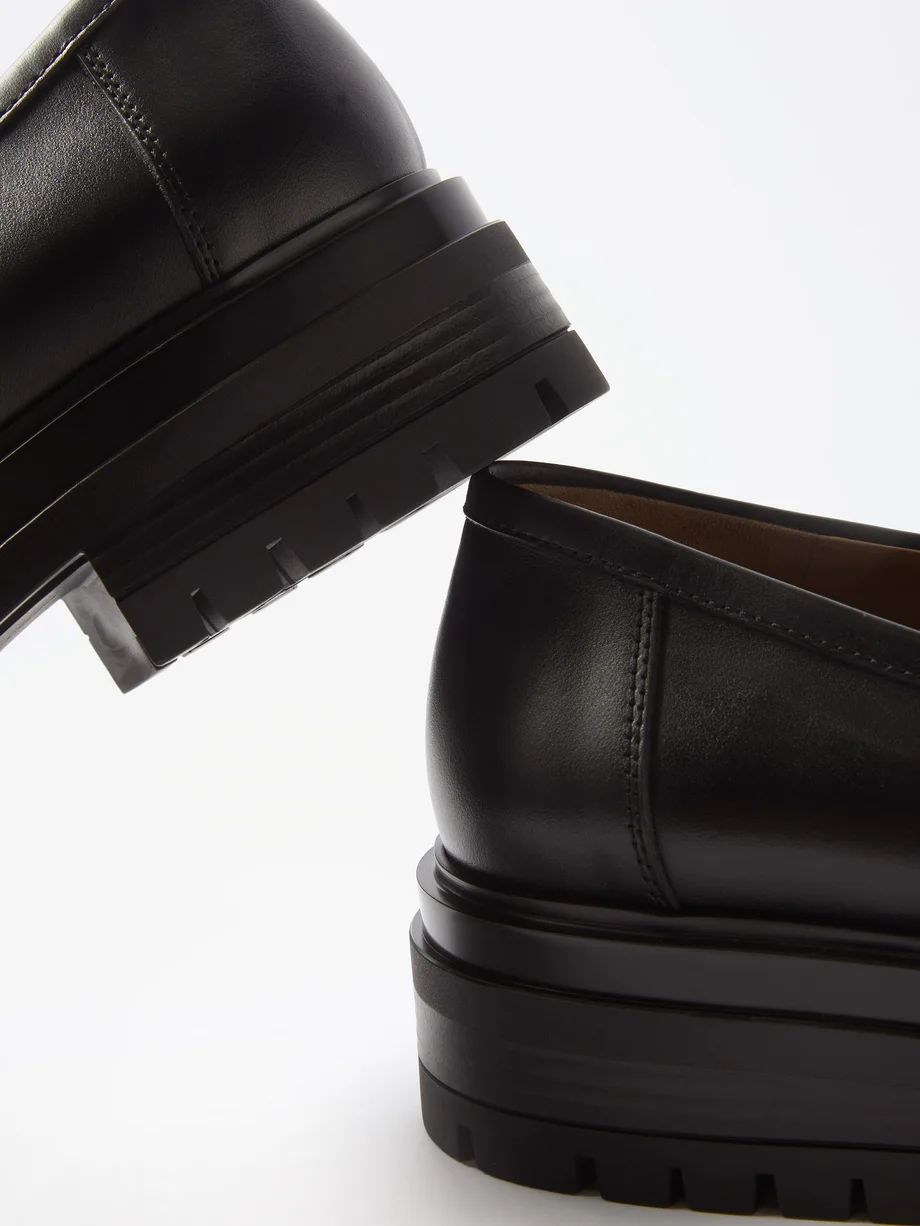 Paul leather loafers | Gianvito Rossi | Matches (UK)