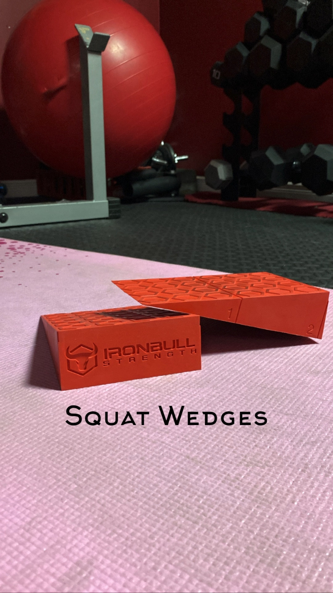 Squat wedge blocks are great for heel elevated squats, calf stretches, and deadlifts. It improves balance, performance, the squat depth, and targets specific muscle groups. Research shows that it may even help reduce the risk of injury while you squat.

With my hypermobile joints, I find these very helpful to isolate my posterior leg muscles. 

#LTKhome #LTKunder50 #LTKFitness
