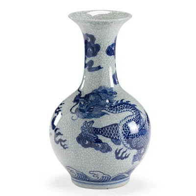 Blue 12.25" Ceramic Table Vase | Wayfair North America