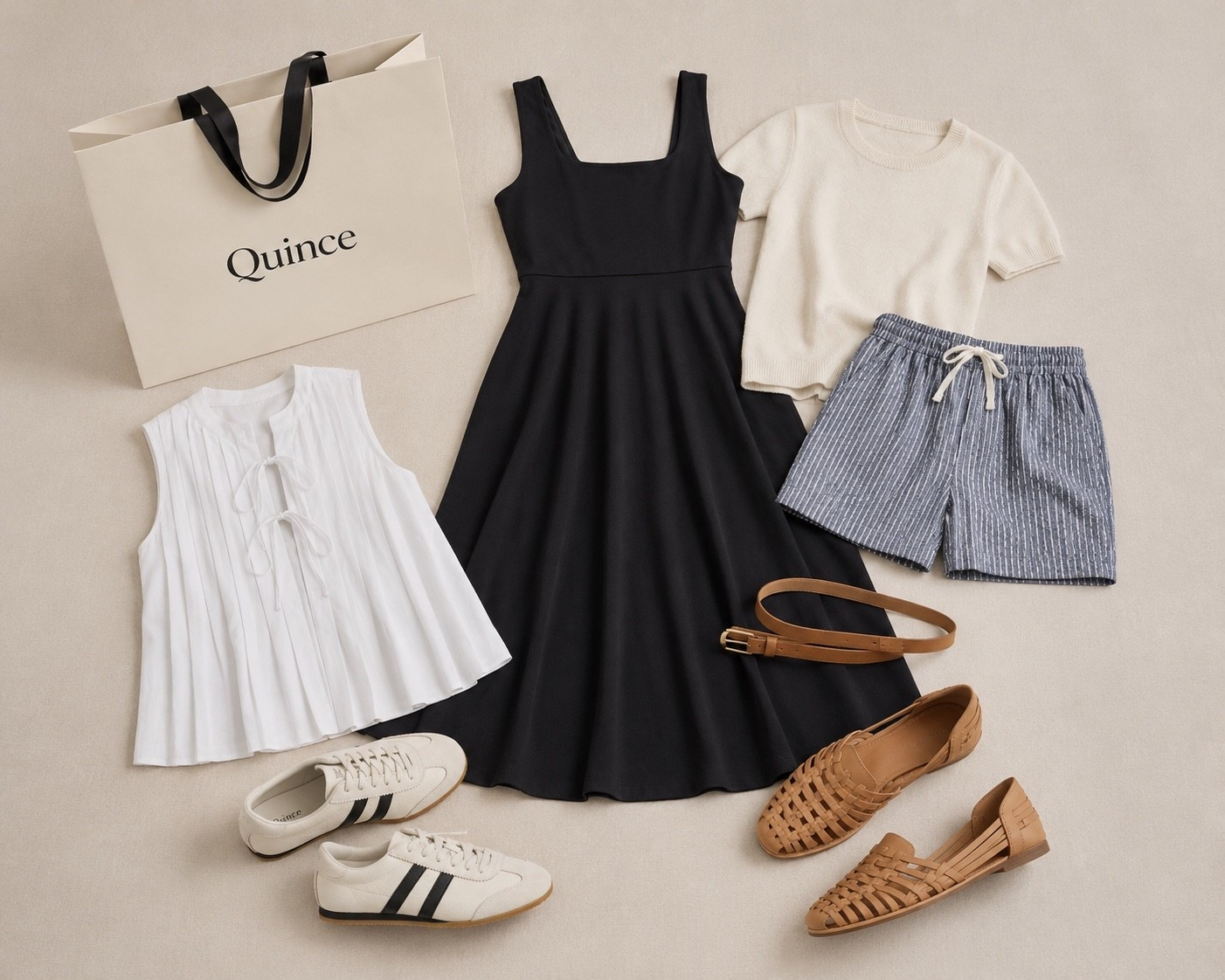 Pieces I just got in and am SWOONING over 🤩 @Quince 

All runs TTS and both pairs of shoes are SUPER comfortable!!

#LTKootd #LTKSaleAlert #LTKPetite