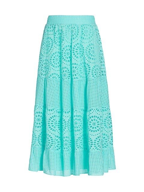 Melony Eyelet Cotton Skirt | Saks Fifth Avenue