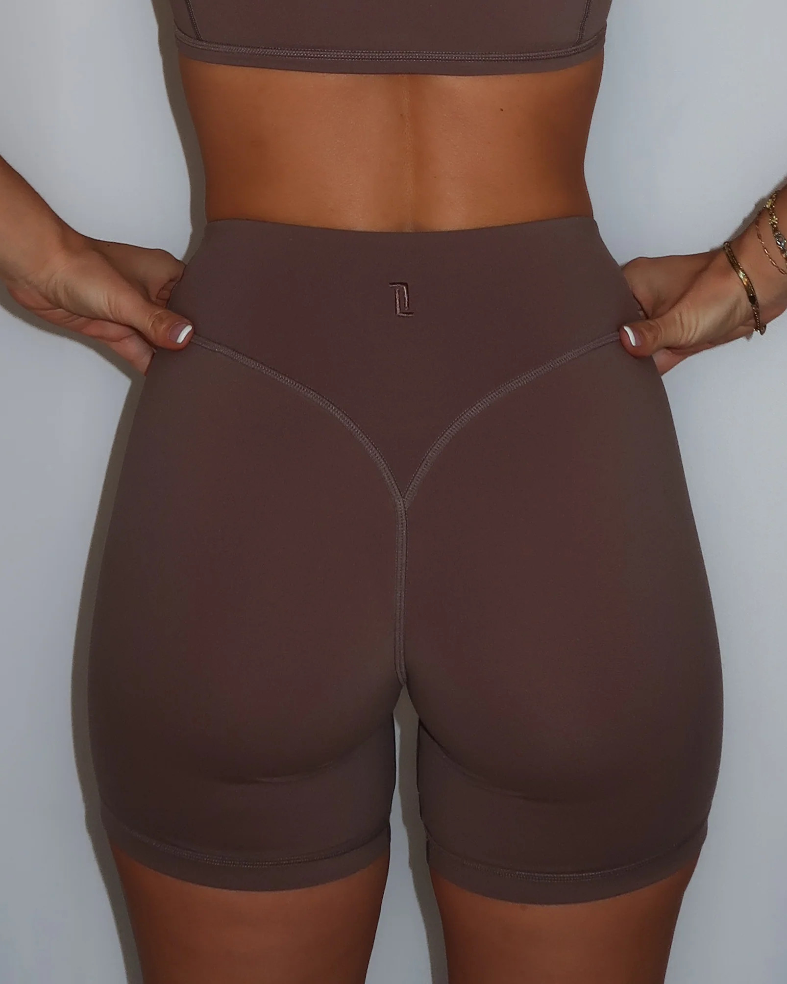 Bridge Short - SoftSculpt Fabric - Ash Brown | Liaison the Label