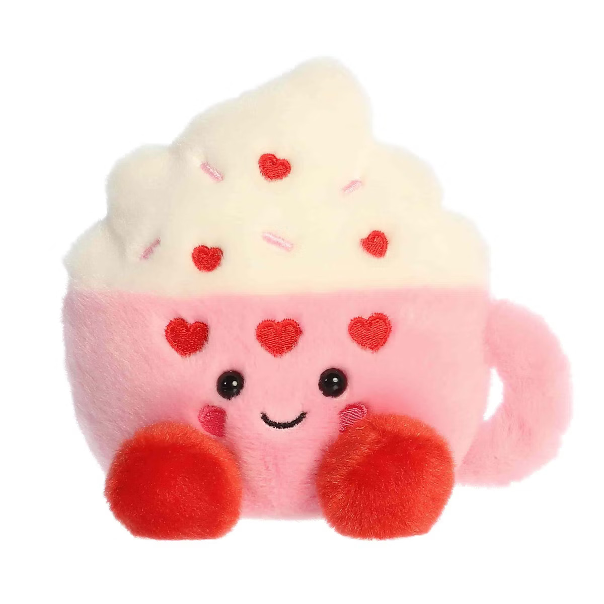 Aurora Mini Harper Heart Latte Palm Pals Adorable Stuffed Animal Pink 4" | Target