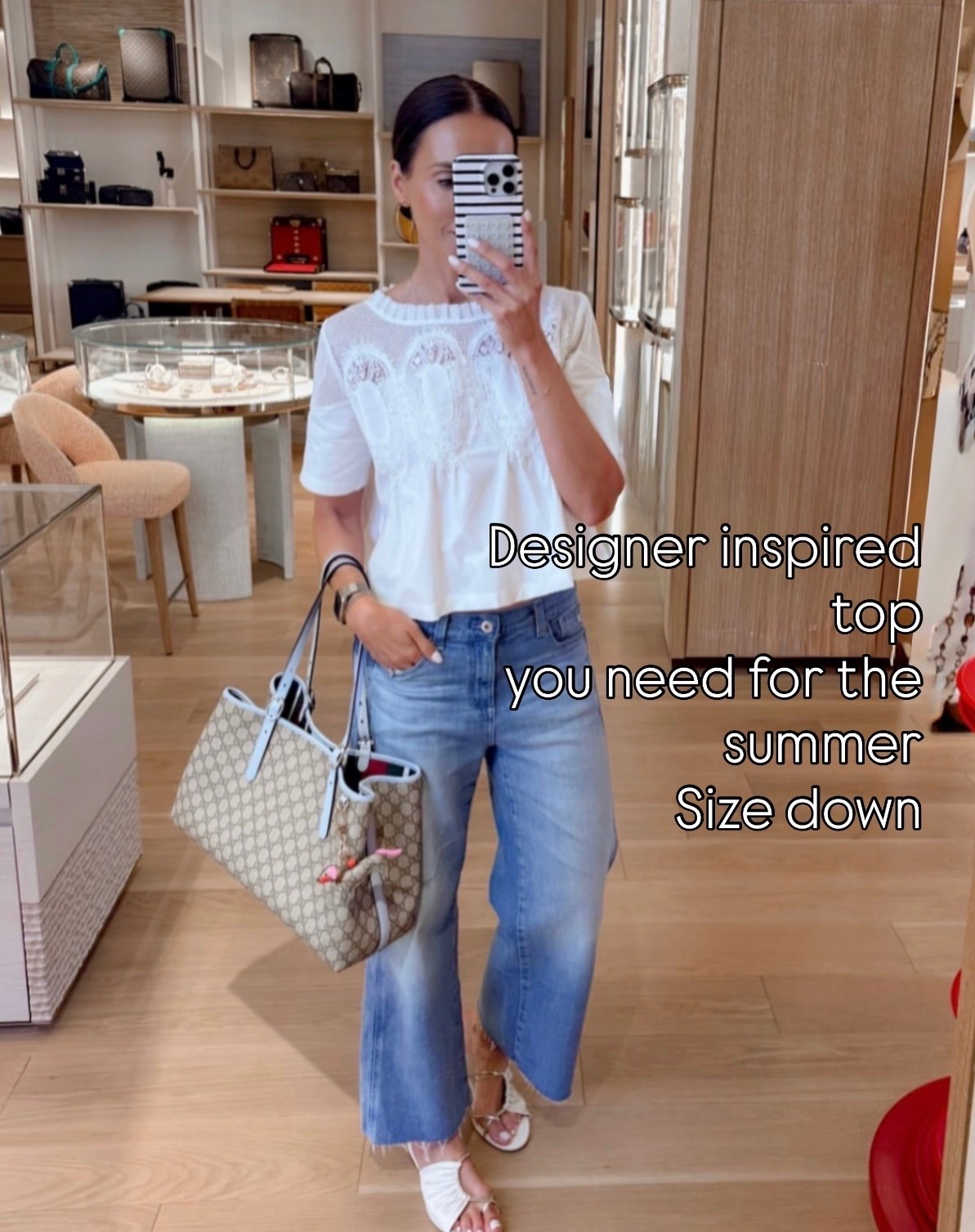 Prime deal! This top looks so much more expensive than it is. The designer inspired details, pretty lace accents, and easy relaxed fit make it one of those pieces you’ll reach for all summer long. I sized down for the best fit.

Summer tops, Designer inspired fashion, Lace detail top, Amazon fashion finds, Chic summer outfit, Everyday style, Affordable fashion, Casual chic, Wide leg jeans, Elevated basics, Summer wardrobe, Outfit inspiration, annabrstyle

#LTKootd #LTKSaleAlert #LTKOver40