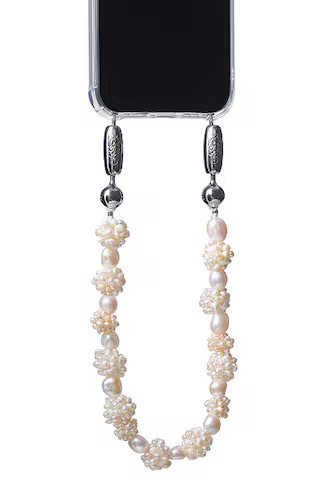 Cluster Pearl Wristlet | FWRD 
