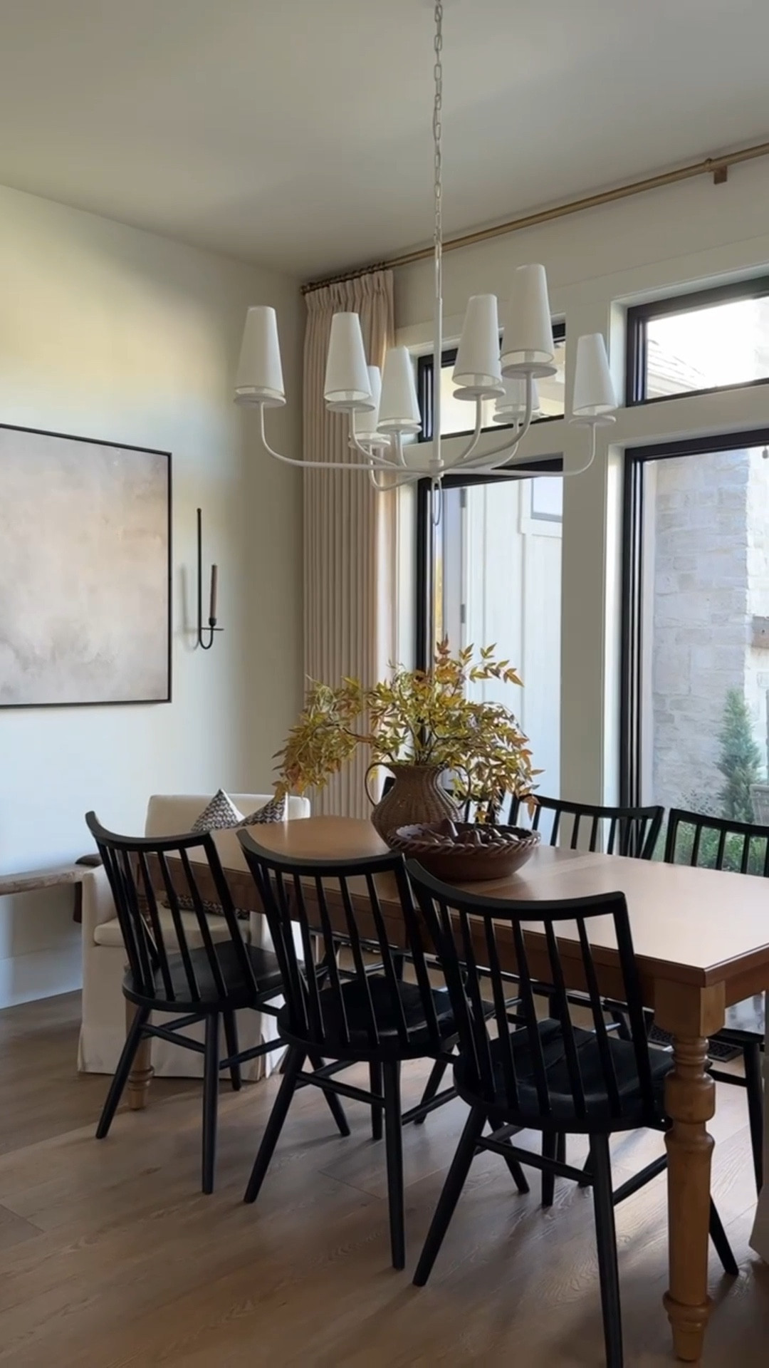 Back in stock at Walmart!! How is this solid wood, with turned legs, warm brown timeless finish, and a removable leaf, all for $439? Walmart magic ✨ is the only explanation LOOOVE!!

Assembly is easy BUT this thing is heavy…you definitely need a strong helper 💪🏻

#LTKSaleAlert #LTKHome