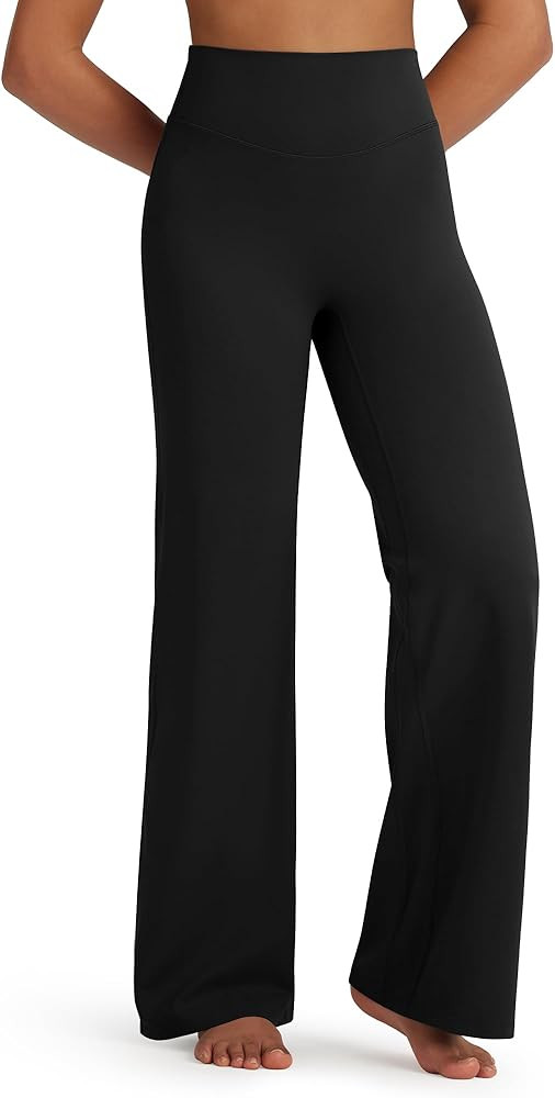 G4Free Barefeel Wide Leg Pants for Women High Waisted Loose Casual Dress Work Yoga Pants 29"/31"/... | Amazon (US)