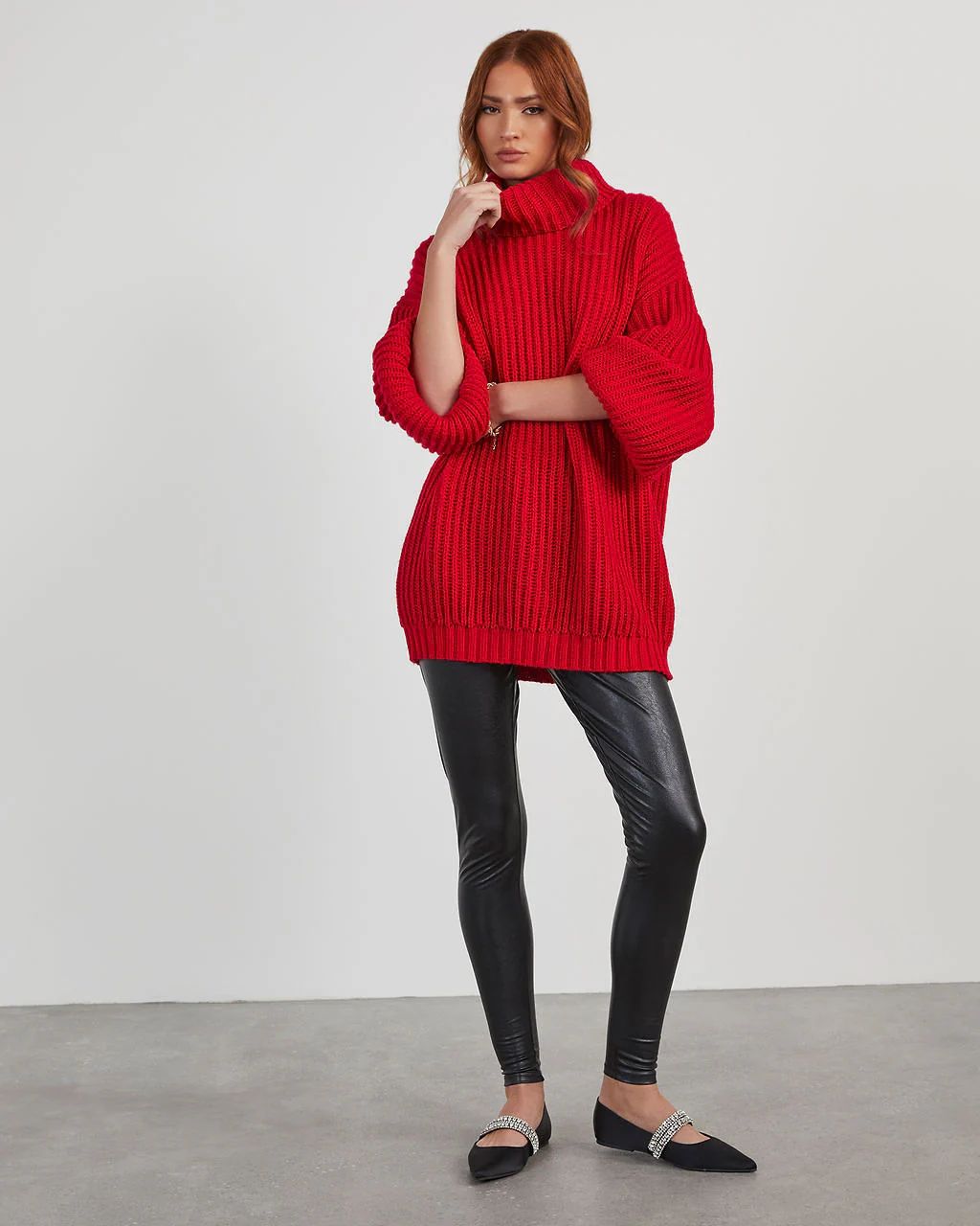 Milligan Oversized Turtleneck Sweater | VICI Collection