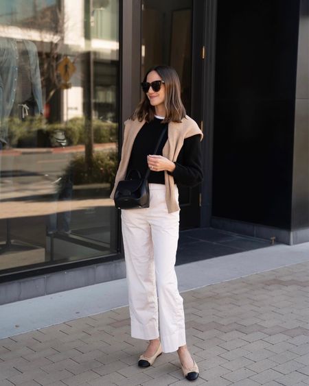 Non-denim look for the season 〰️ just add black coat! Love these trousers for all-season wear paired with flats, boots or sneakers. 

Curated some classic sweaters to recreate the look. 🫶🏼



#LTKstyletip #LTKfindsunder100 #LTKSeasonal